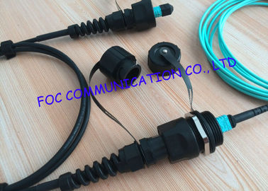 অবাঞ্ছিত ODVA এমপিও ফাইবার অপটিক প্যাচ কর্ড, OM3 10G ফাইবার প্যাচ তারের জন্য FTTA
