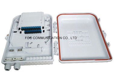 16 ফাইবার ফাইবার অপটিক টার্মিনাল বক্স পিএলসি Splitter ক্যাসেট টাইপ সঙ্গে ABS প্লাস্টিকের