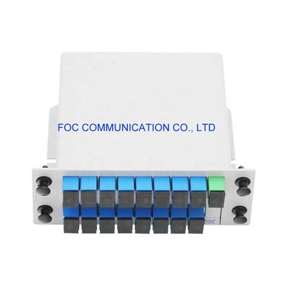 SC UPC 1650nm অপটিক্যাল ফাইবার PLC Splitter 1 × 16 1.5dB ইউনিফর্মিটি