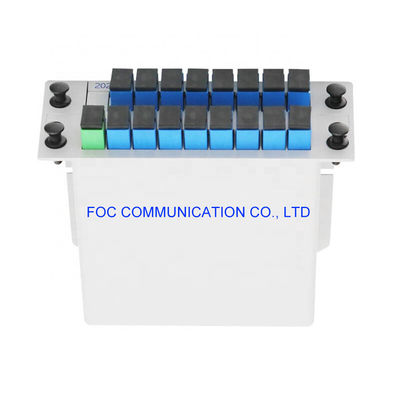 SC UPC 1650nm অপটিক্যাল ফাইবার PLC Splitter 1 × 16 1.5dB ইউনিফর্মিটি