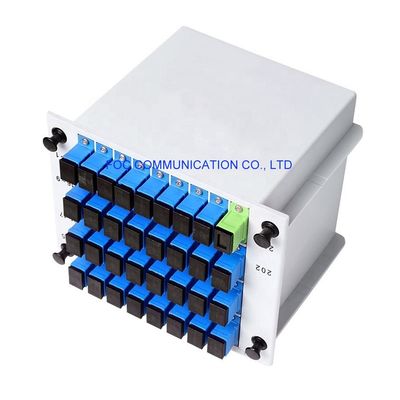 FTTX CATV অপটিক্যাল ফাইবার PLC Splitter SC UPC 1 × 32 PLC Splitter
