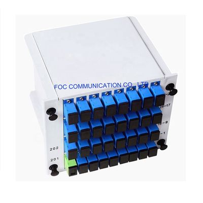 FTTX CATV অপটিক্যাল ফাইবার PLC Splitter SC UPC 1 × 32 PLC Splitter