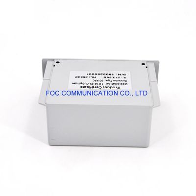 PON FTTX 1650nm Fiber PLC Splitter SC APC 1 × 16 কম সন্নিবেশ ক্ষতি