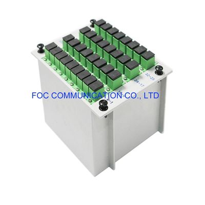 CATV 1650nm অপটিক্যাল ফাইবার স্প্লিটার ক্যাসেট SC APC 1 × 32 PLC Splitter