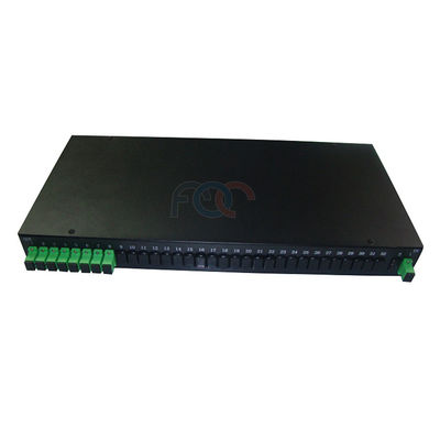 FTTH প্যাসিভ অপটিক্যাল নেটওয়ার্কের জন্য FC UPC 1x8 Rack Mount Plc স্প্লিটার