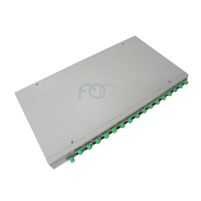 রাক মাউন্ট FTTP ফাইবার PLC স্প্লিটার PON LAN কম PDL FTTH PLC স্প্লিটার