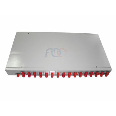 1650nm 1×32 PLC ফাইবার অপটিক স্প্লিটার র্যাক মাউন্ট LSZH জ্যাকেট