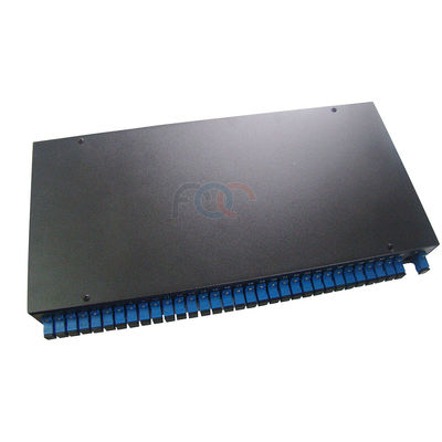 1650nm 1×32 PLC ফাইবার অপটিক স্প্লিটার র্যাক মাউন্ট LSZH জ্যাকেট