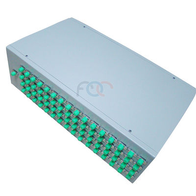 PON নেটওয়ার্কের জন্য 19″ 1U ফাইবার Plc স্প্লিটার কম PDL প্যাসিভ অপটিক্যাল স্প্লিটার