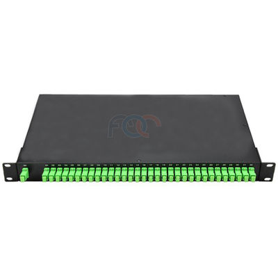 CATV LAN LSZH ফাইবার PLC স্প্লিটার প্যাচ প্যানেল SC APC র্যাক মাউন্ট