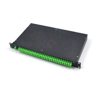 CATV LAN LSZH ফাইবার PLC স্প্লিটার প্যাচ প্যানেল SC APC র্যাক মাউন্ট