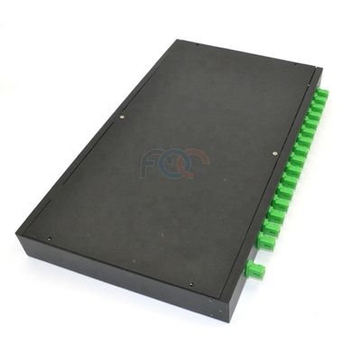 CATV LAN LSZH ফাইবার PLC স্প্লিটার প্যাচ প্যানেল SC APC র্যাক মাউন্ট