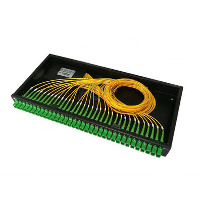 2×32 SC APC র্যাক মাউন্ট PLC স্প্লিটার প্যাচ প্যানেল প্যাসিভ LSZH