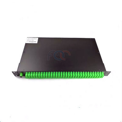 FTTC ফাইবার PLC স্প্লিটার 1-64F র্যাক মাউন্ট 1650nm FTTH PLC স্প্লিটার