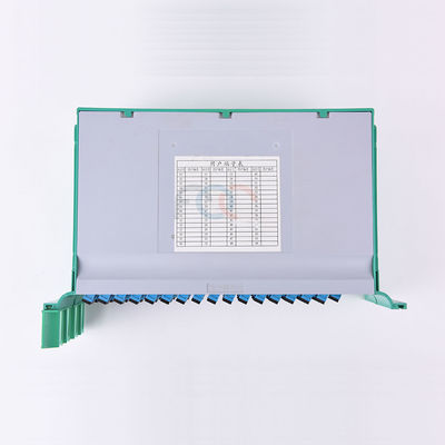 FTTH প্যালেট ফাইবার PLC স্প্লিটার 1650nm 19&quot; র্যাক মাউন্ট 1x64 SC UPC