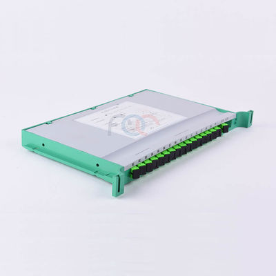 ট্রে ফাইবার PLC স্প্লিটার 1x16 SC UPC কম PDL ODF-এ প্যাক করা