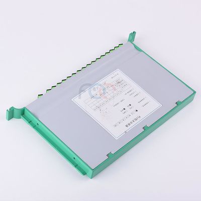 ক্রস সংযোগ ক্যাবিনেটের জন্য ODF 1x64 ফাইবার PLC স্প্লিটার ট্রে FTTB