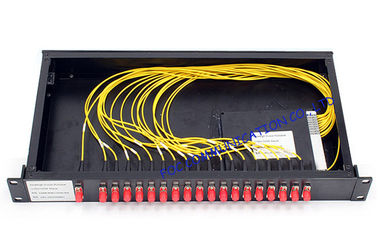 রাক মাউন্ট cwdm মাল্টিপ্লেজারার / এফসি সংযোগকারী Athermal AWG মডিউল উচ্চ গতির