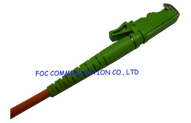 E2000 / APC প্যাচ কর্ড ফাইবার অপটিক, FTTX অপটিক্যাল জাম্পার কর্ড নিম্ন নিম্ন এবং উচ্চ স্থায়িত্ব