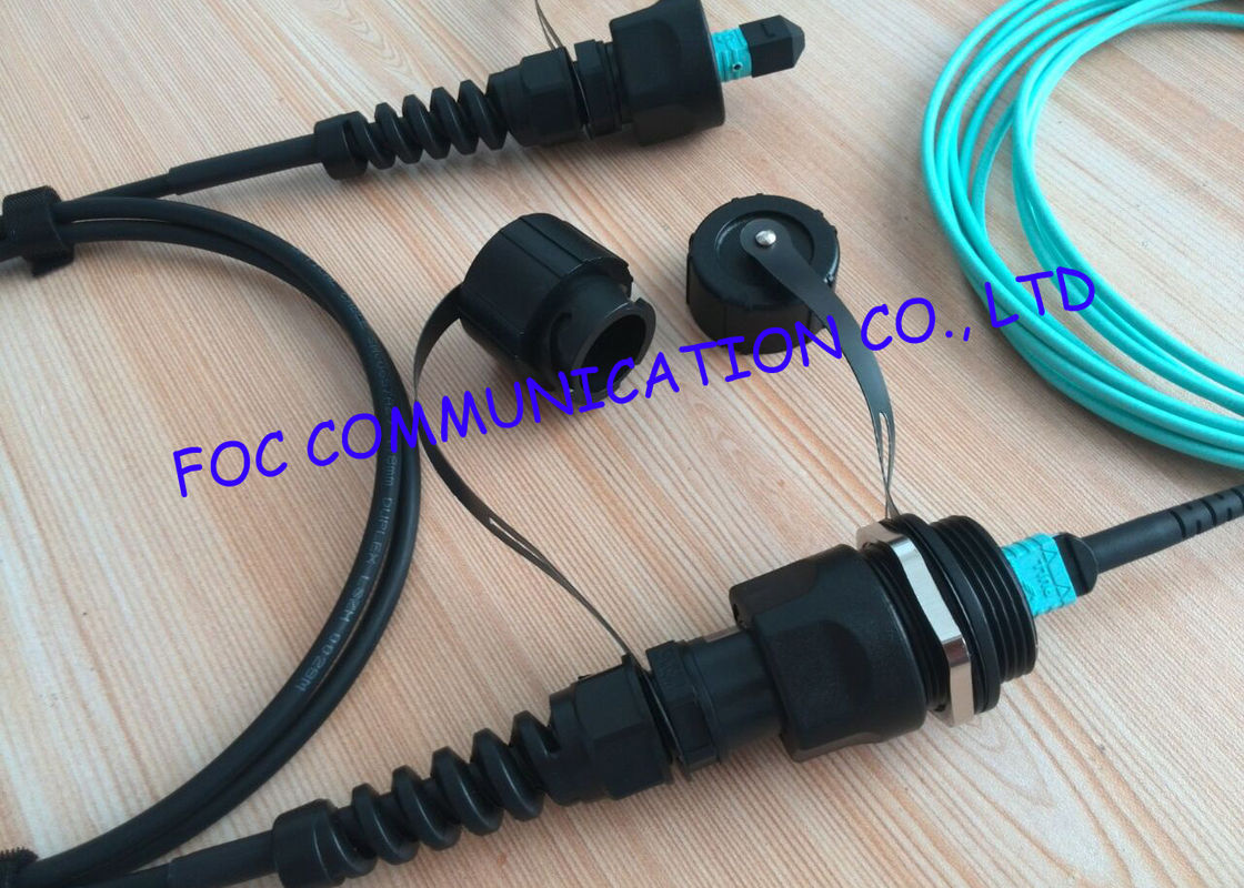 অবাঞ্ছিত ODVA এমপিও ফাইবার অপটিক প্যাচ কর্ড, OM3 10G ফাইবার প্যাচ তারের জন্য FTTA