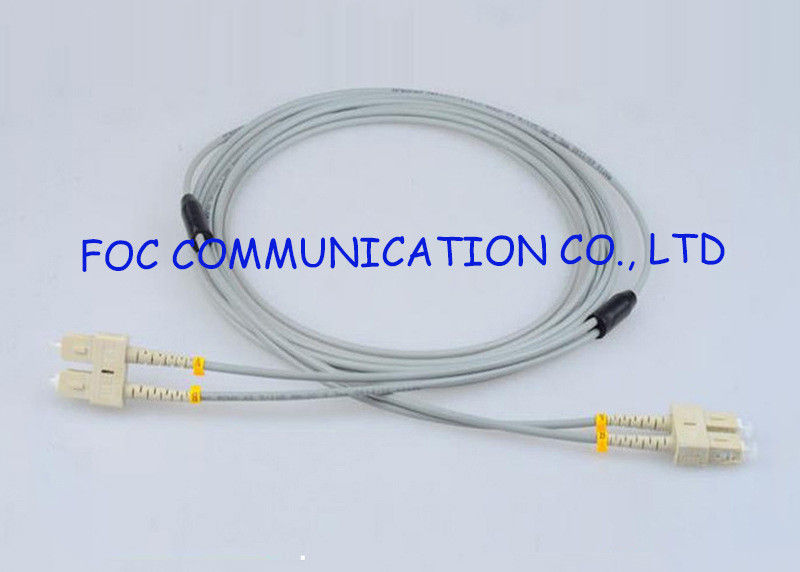 মাল্টিমিড SC-SC ফাইবার অপটিক প্যাচ কর্ড বাঁশি Zipcord অ্যান্টি রডেন্ট