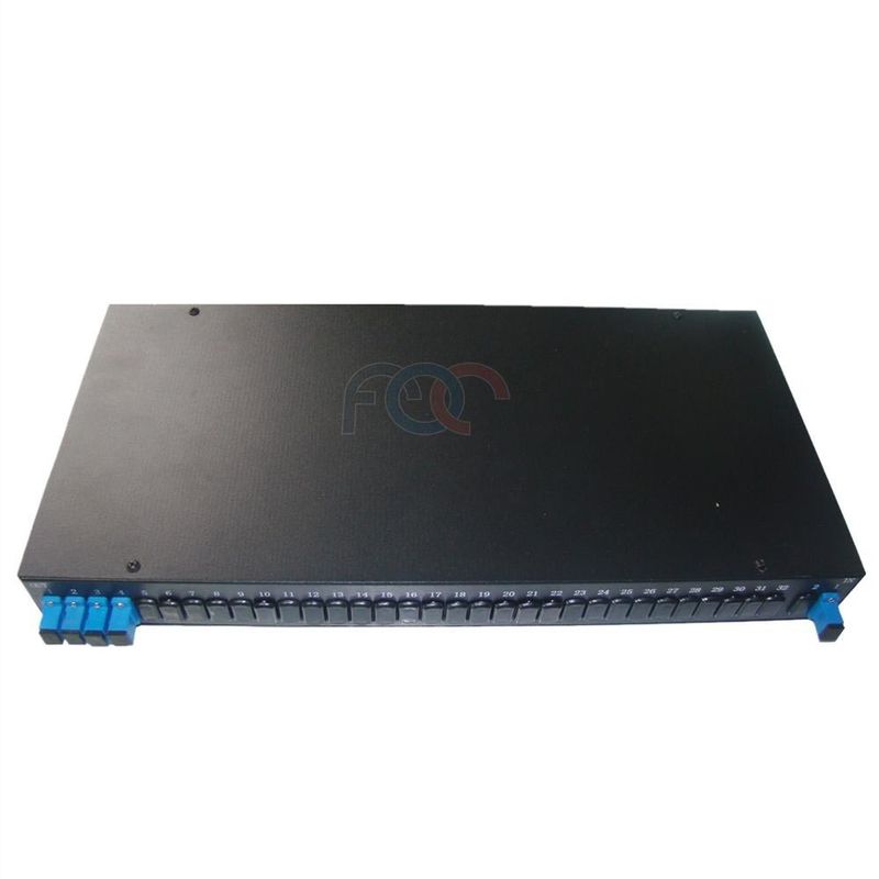 1×4 LSZH PVC ফাইবার অপটিক স্প্লিটার G.657A 1260nm FC SC LC ST সংযোগকারীর সাথে