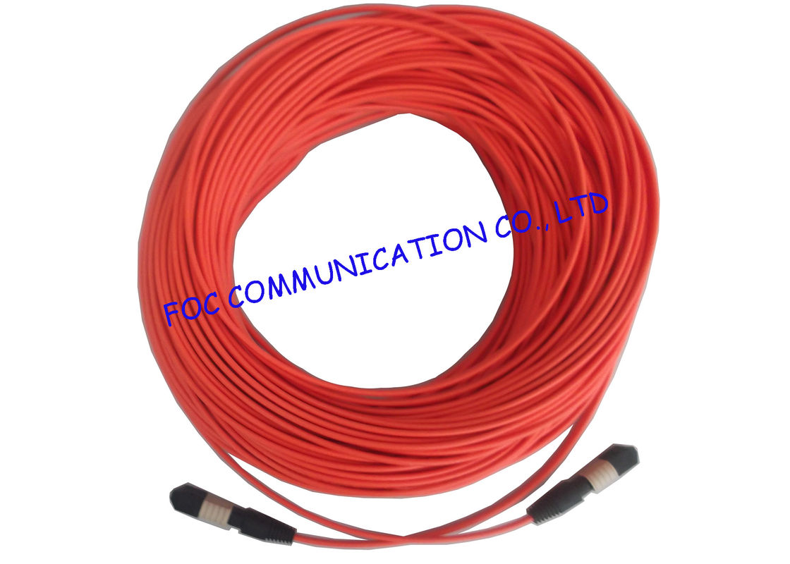 LSZH ফাইবার অপটিক প্যাচ কর্ড উচ্চ ঘনত্ব Multifibre নারী মহিলা এমপি / এমপিও